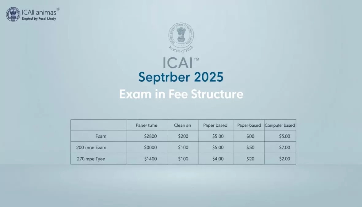 exam fee structure