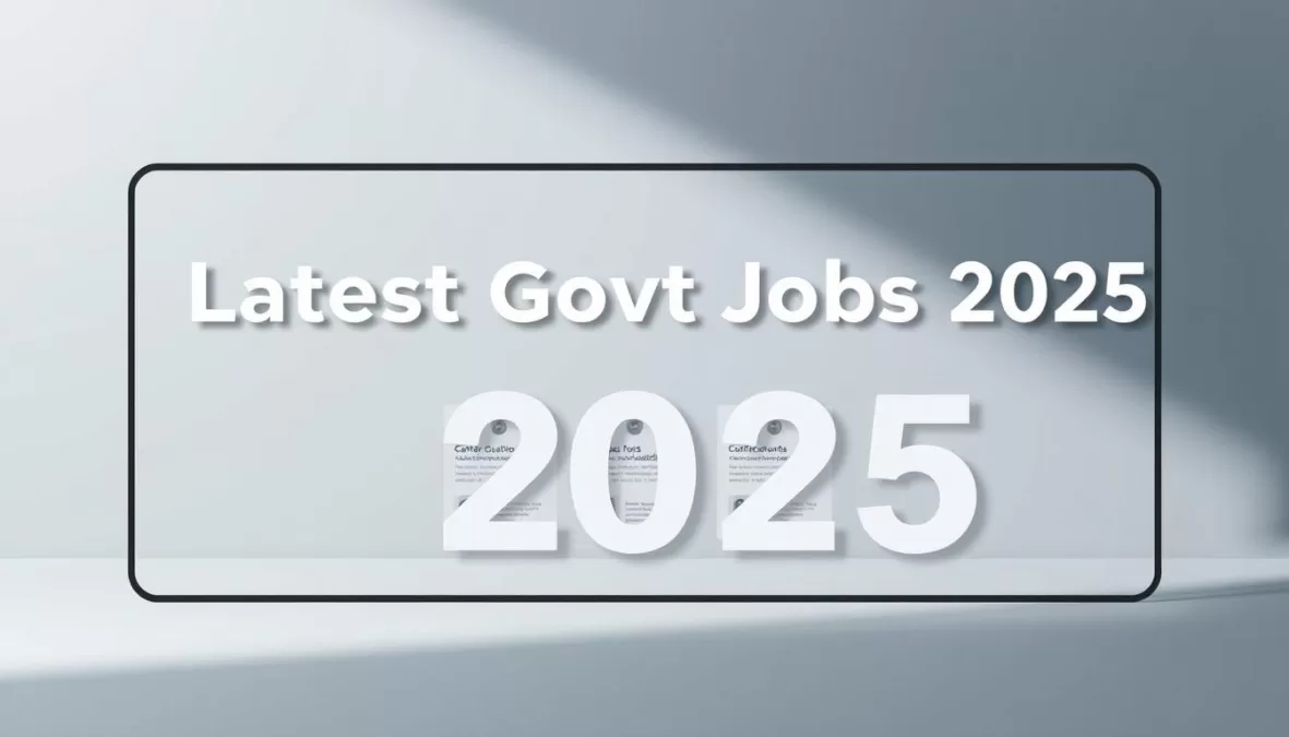 latest government job notifications 2025
