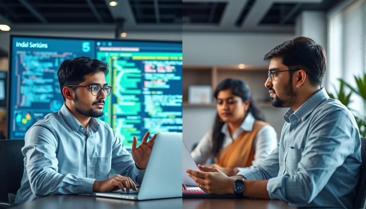 Professional demonstrating both technical and soft skills that Indian employers want in 2025