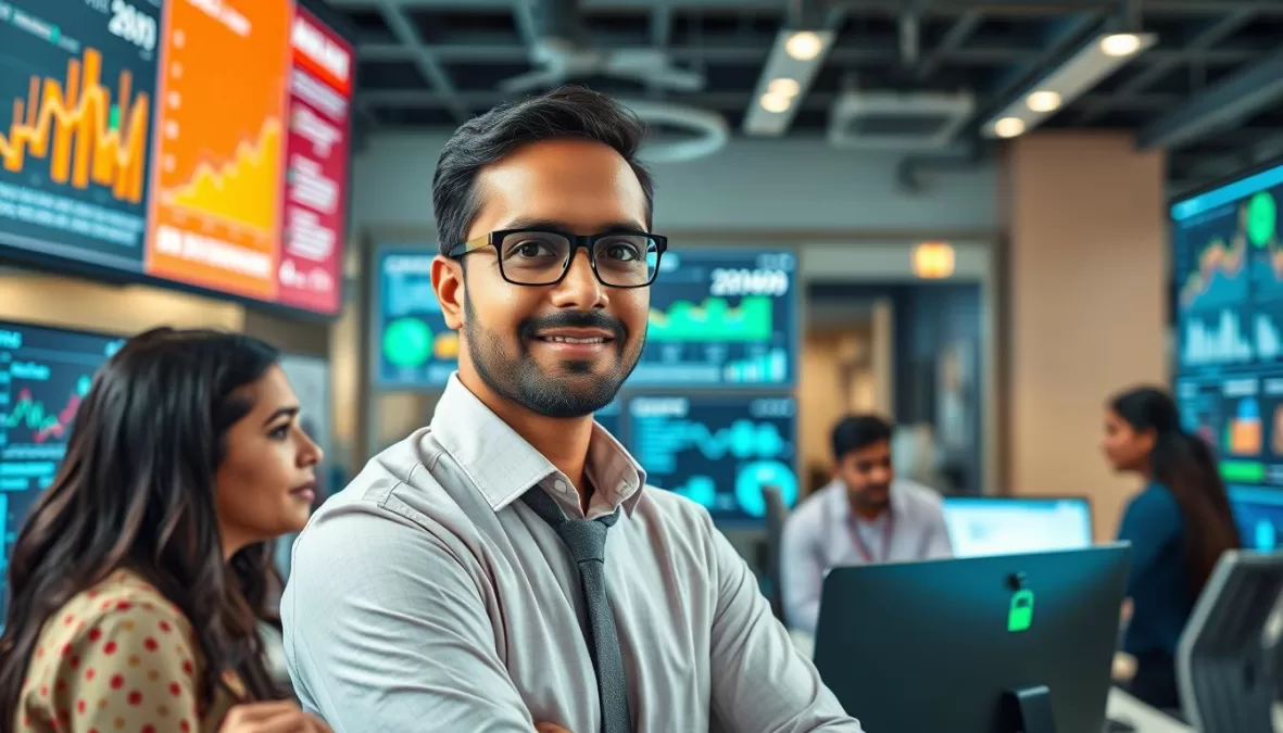 Professional in modern Indian workplace demonstrating Skills Indian Employers Want 2025