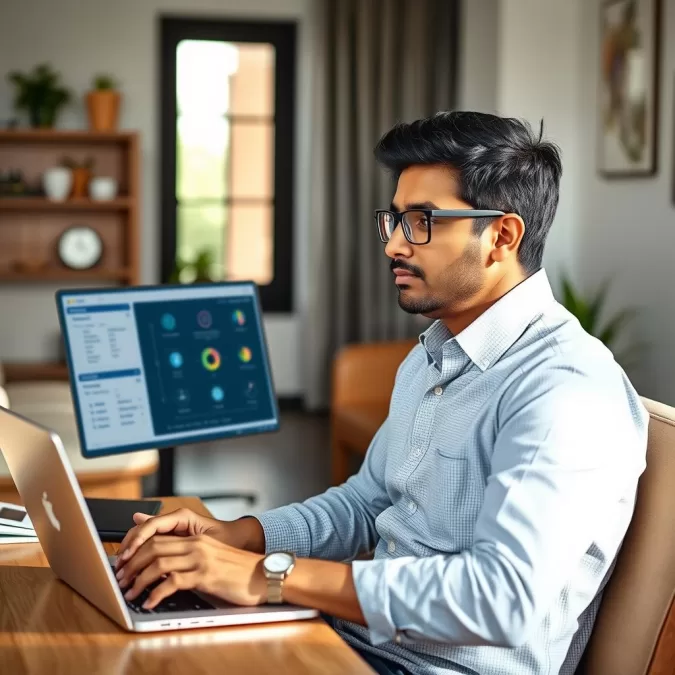 Professional using self-assessment tools to identify transferable skills for reskill in India 2025