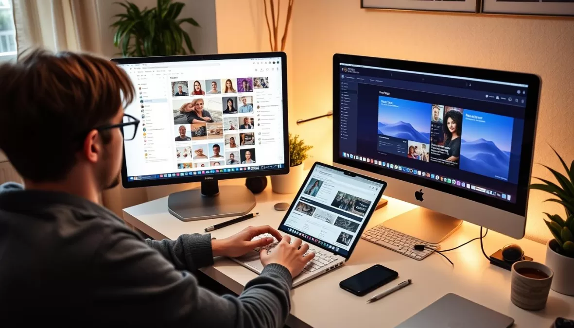 Social media assistant creating content calendar from home for low income work from home jobs 2026