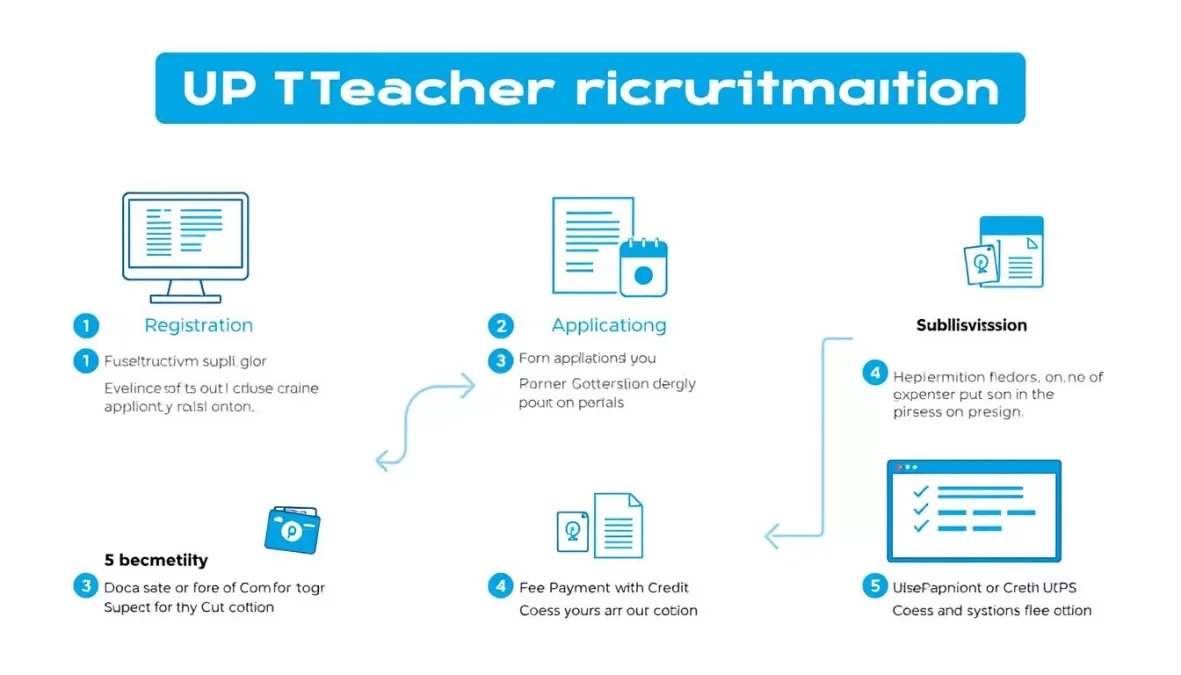 Step-by-step visual guide to applying for new primary teacher vacancy in Uttar Pradesh 2026