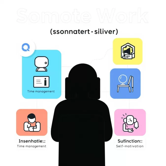 Visual representation of soft skills needed for remote AI work