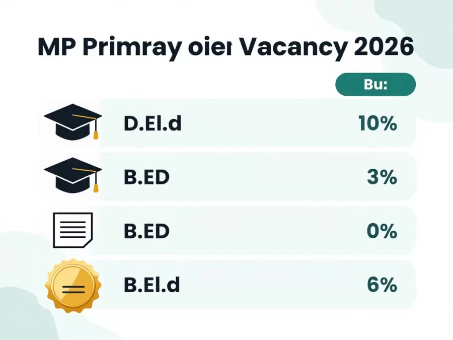 Educational qualification requirements for MP Primary Teacher Vacancy 2026