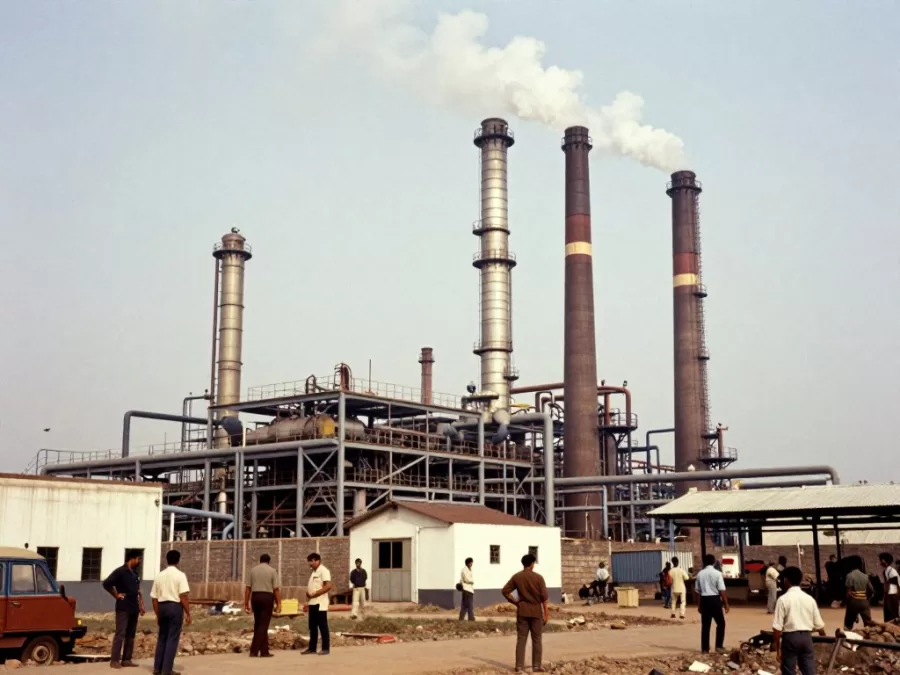India economy 1980s industrial landscape energy sector