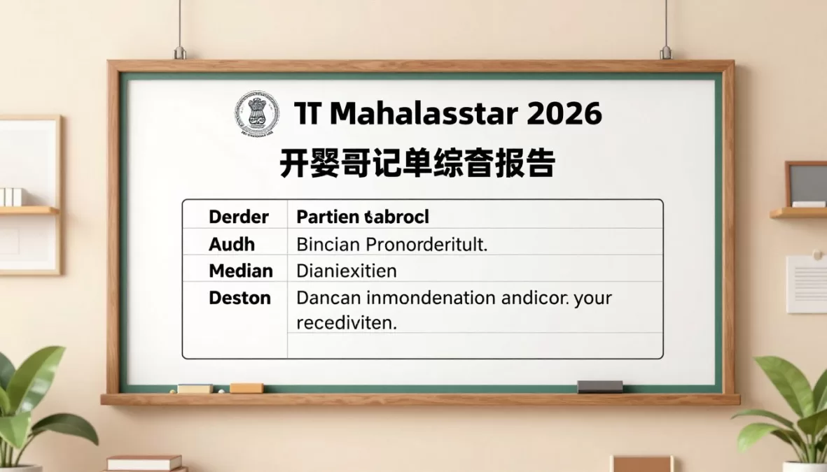 Primary teacher vacancy 2026 maharashtra notification board