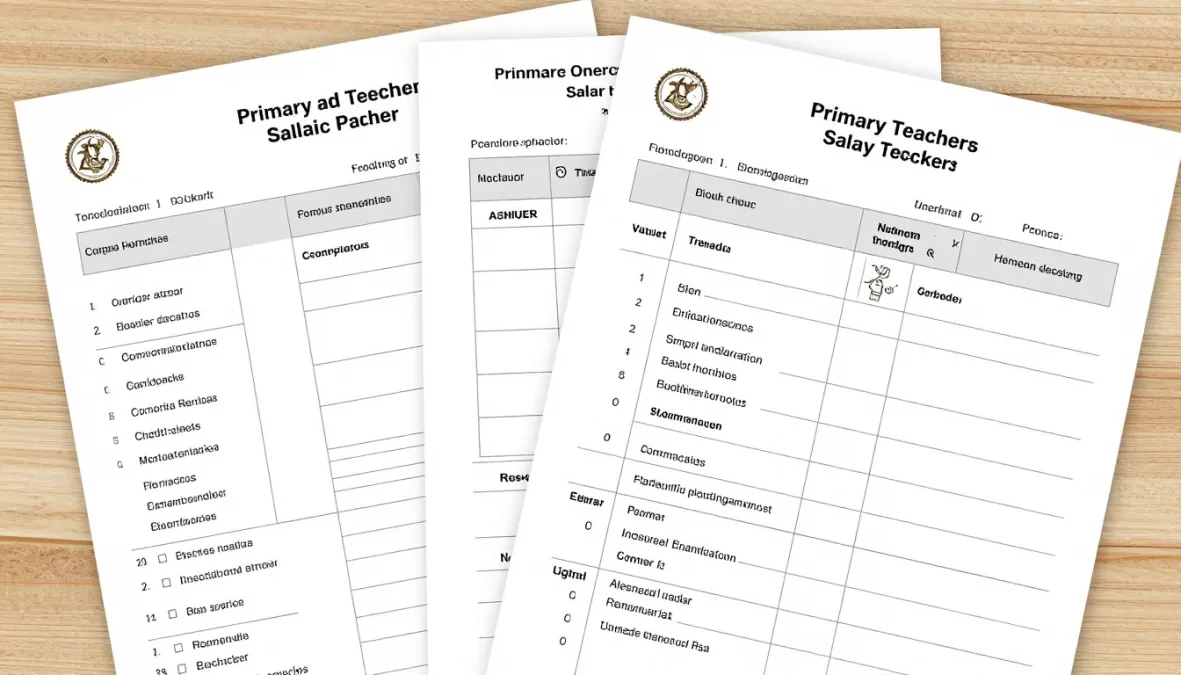 Salary slip and benefits documentation