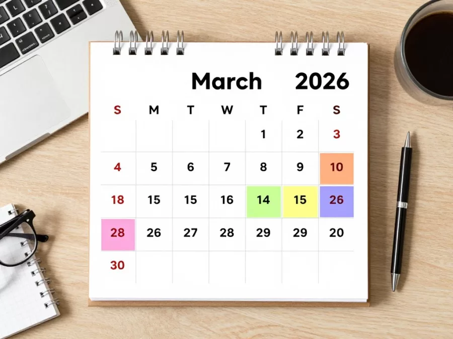march 2026 government job notifications calendar with application deadlines