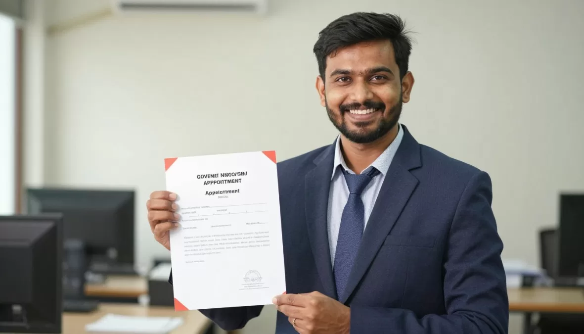 successful government job candidate celebrating selection march 2026