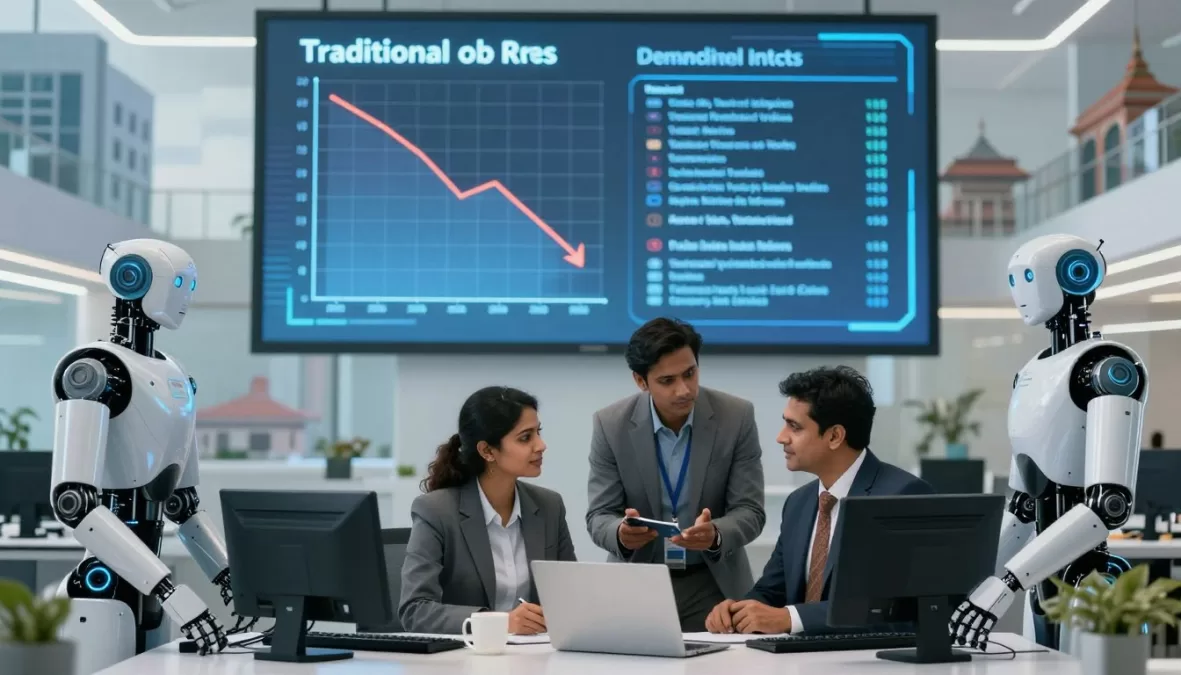 The impact of automation on job vacancies and job positions in India The impact of automation on job vacancies and job positions in India