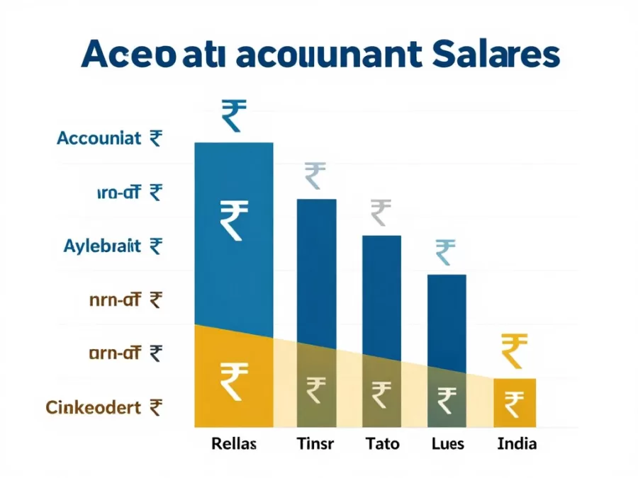 Accountant salary comparison by qualification level in India