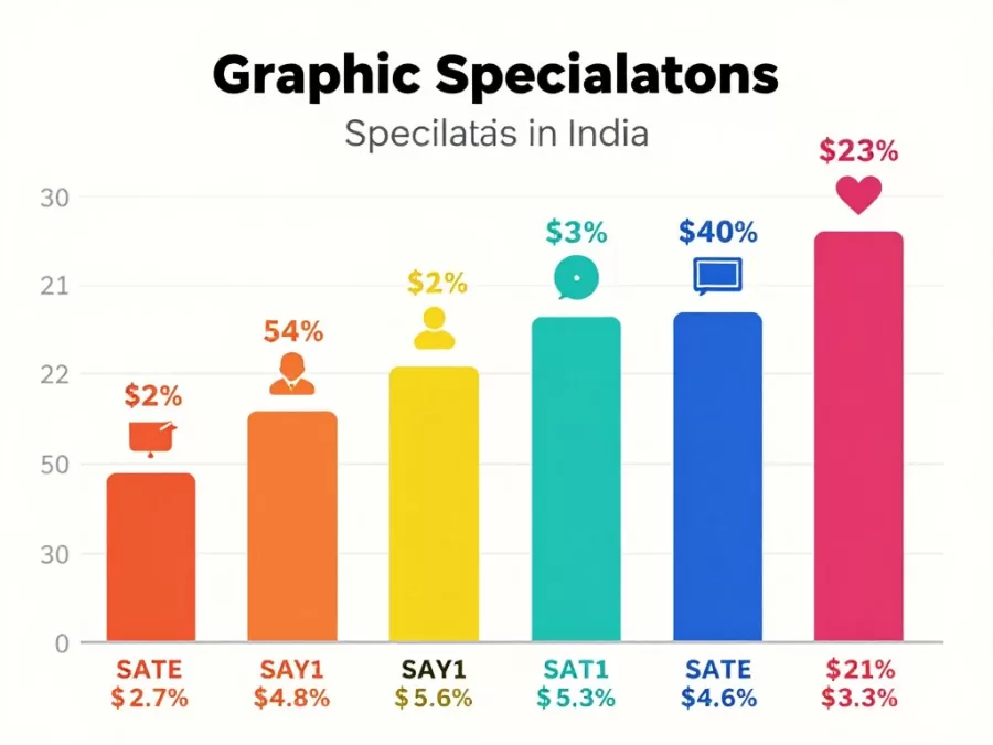 Graphic design specialization salary comparison chart