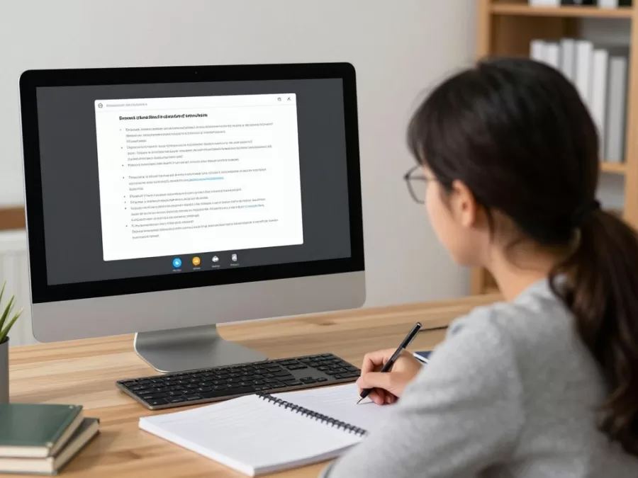 Academic coaching session online