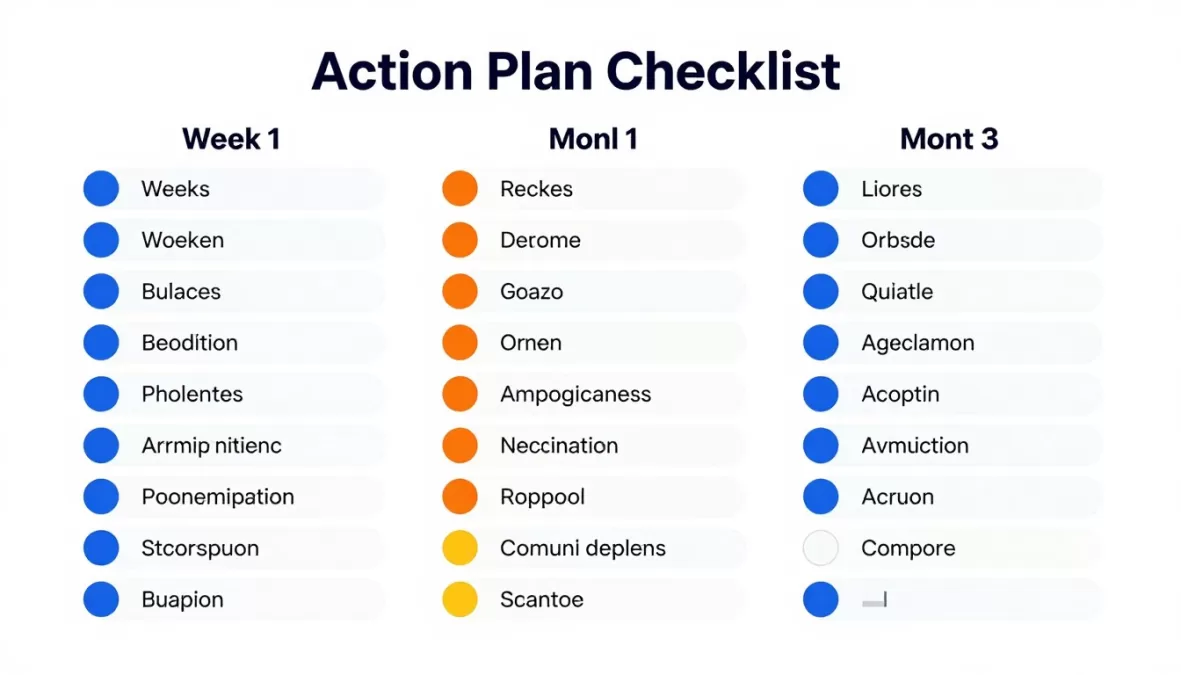 Action checklist for freshers starting AI skills learning journey