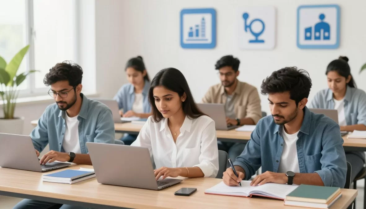 Bank Recruitment 2026 opportunities showing candidates preparing for banking exams