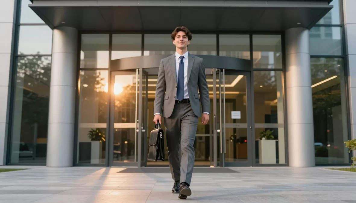 Beginning of successful career journey