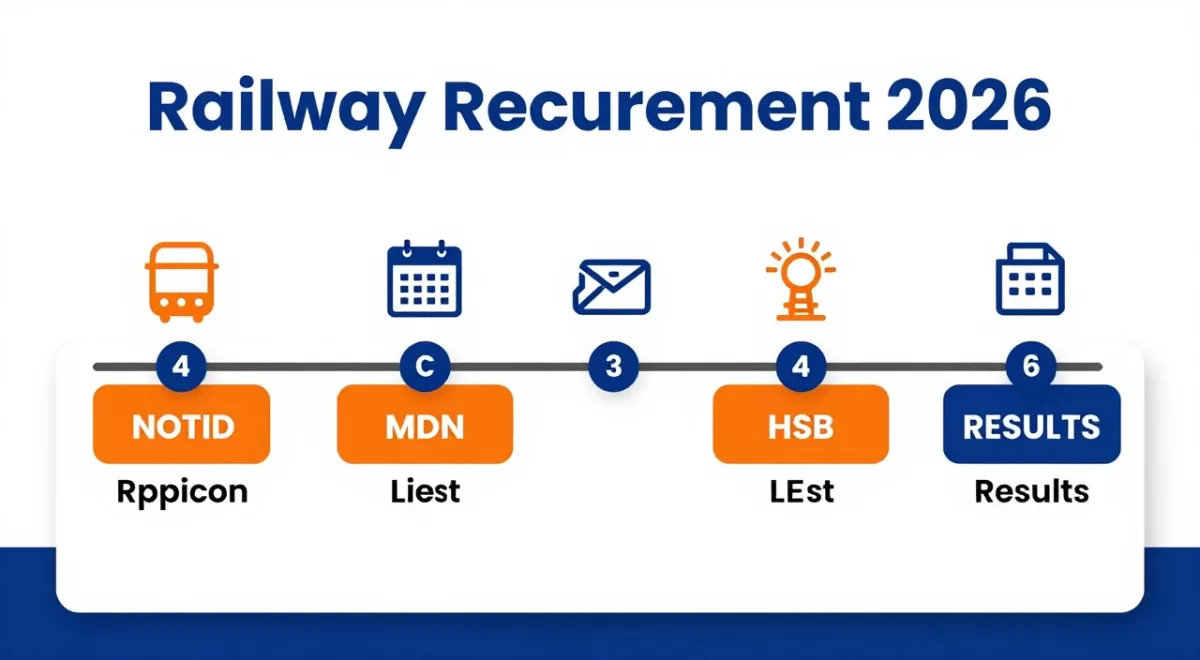 Calendar showing Railway Recruitment 2026 important dates and exam schedule