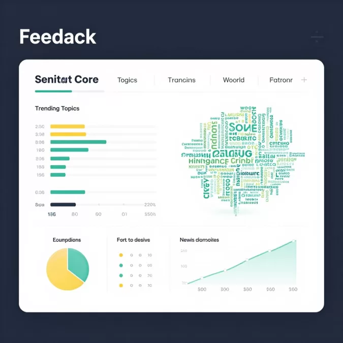 Customer sentiment analysis dashboard for retail business