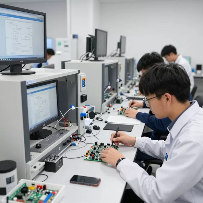 DTU electronics lab