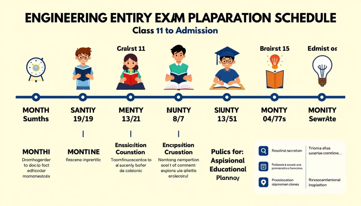 Engineering entrance exam preparation timeline