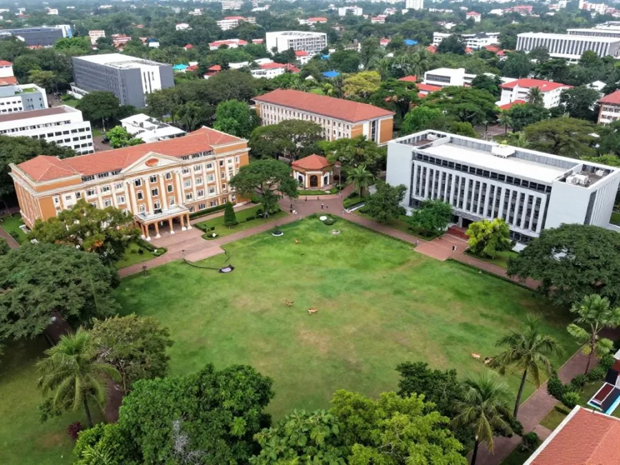 IIT Madras campus aerial view