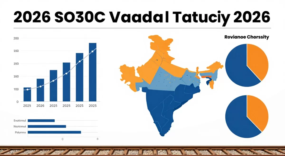 Infographic showing state-wise railway vacancy distribution across India for 2026 Infographic showing state-wise railway vacancy distribution across India for 2026