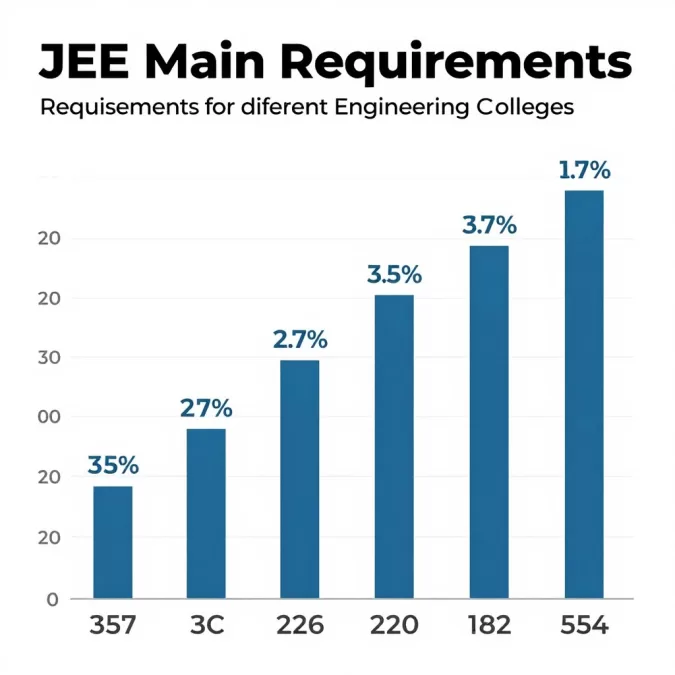 JEE Main score requirements graph