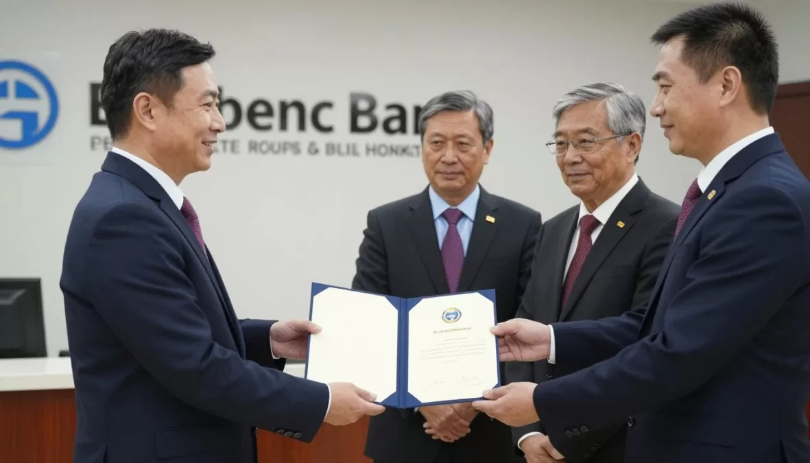 New bank officers during joining ceremony