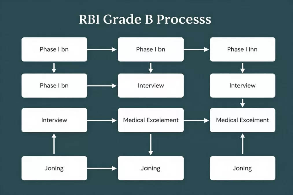RBI Grade B officer selection process steps