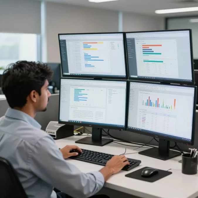 RBI data scientist working on analysis