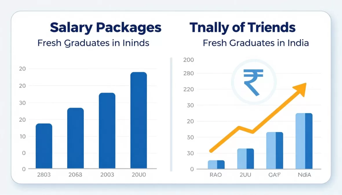 Salary trends for freshers in Indian companies