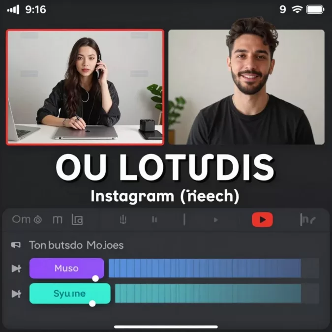 Short form social media video editing
