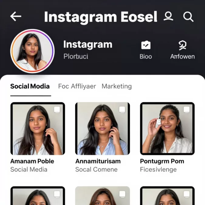 Social media affiliate marketing on Instagram
