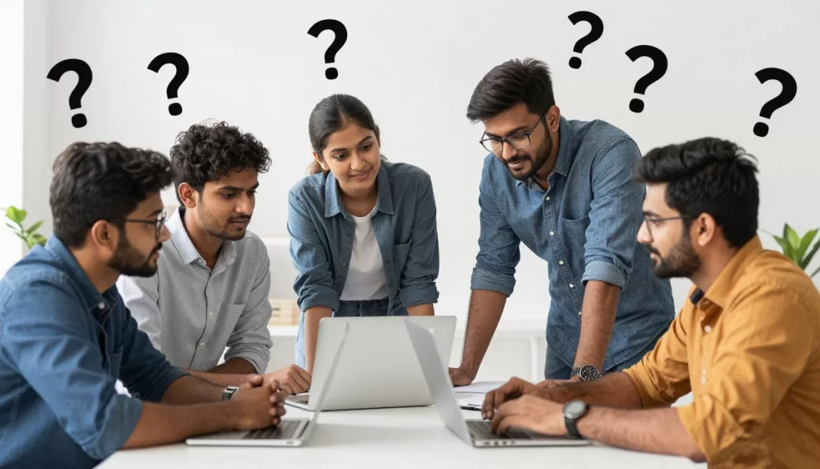 Students with questions about work from home jobs