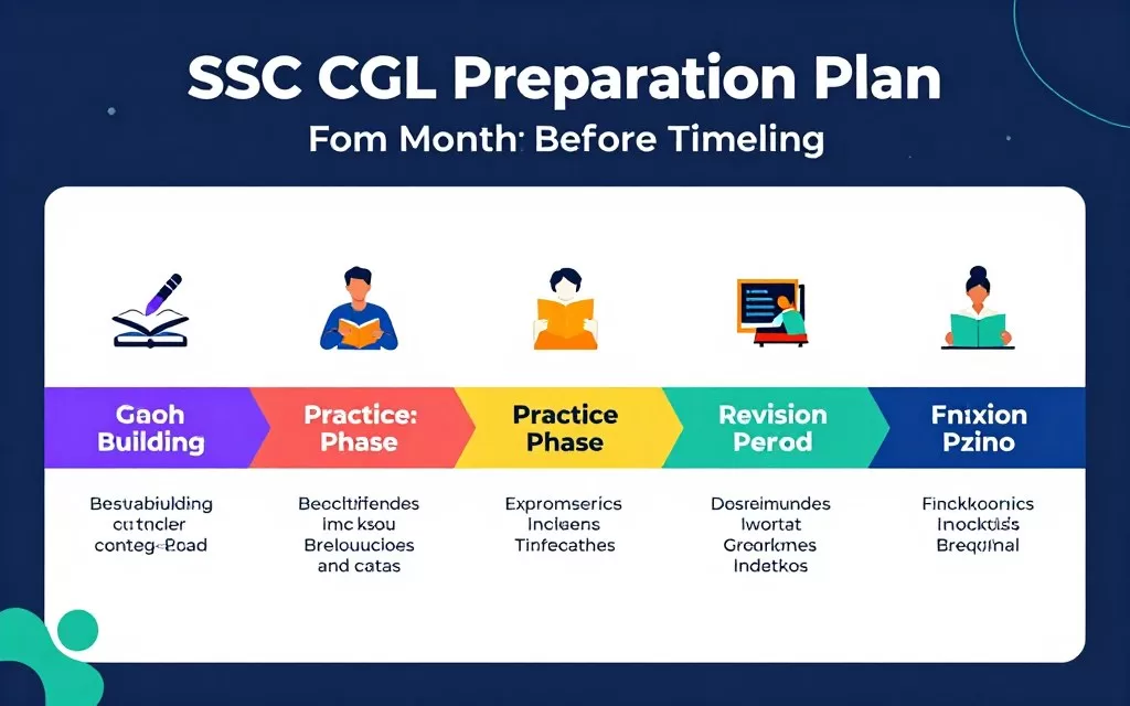 Study schedule and preparation timeline for SSC CGL 2026