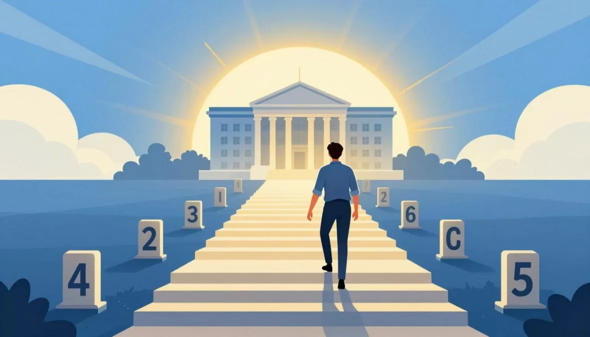 Success journey towards SSC CGL achievement showing pathway to government job