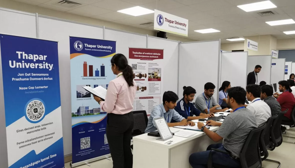 Tech companies at Thapar placement