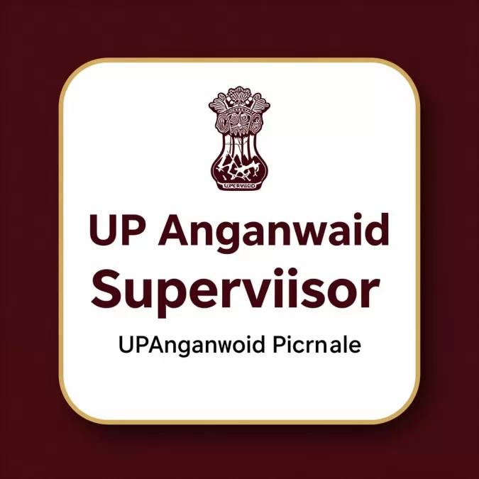 Uttar Pradesh Anganwadi Supervisor recruitment 2026