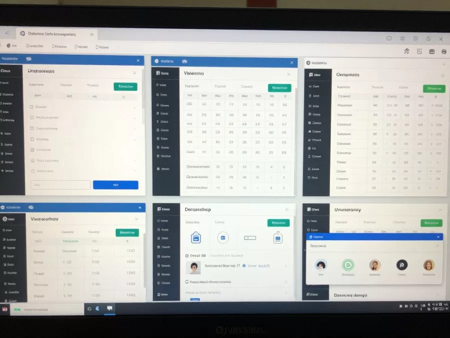 Various online tutoring platforms on screen