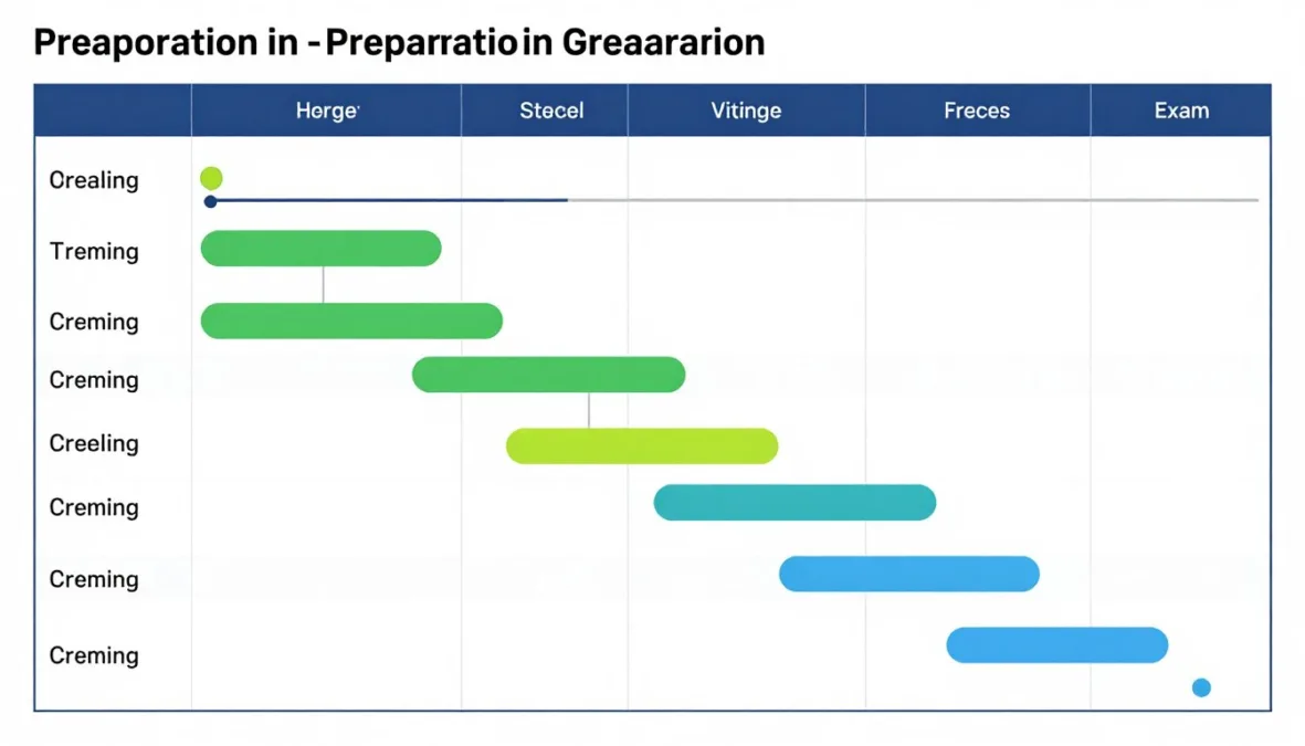 exam preparation timeline planner for government jobs