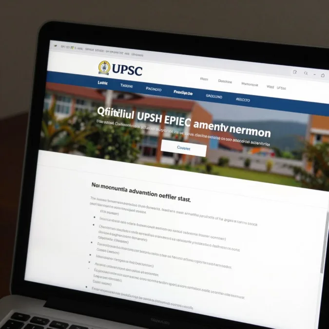 upsc official website for civil services recruitment