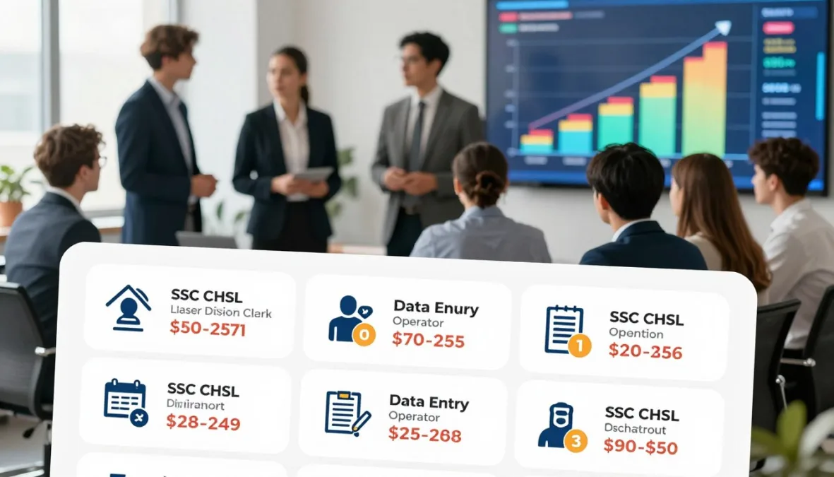 SSC CHSL posts and pay levels SSC CHSL posts and pay levels