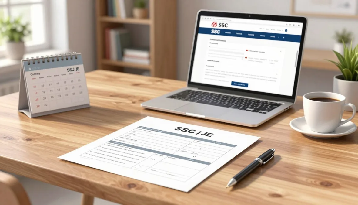 SSC JE application form details SSC JE application form details
